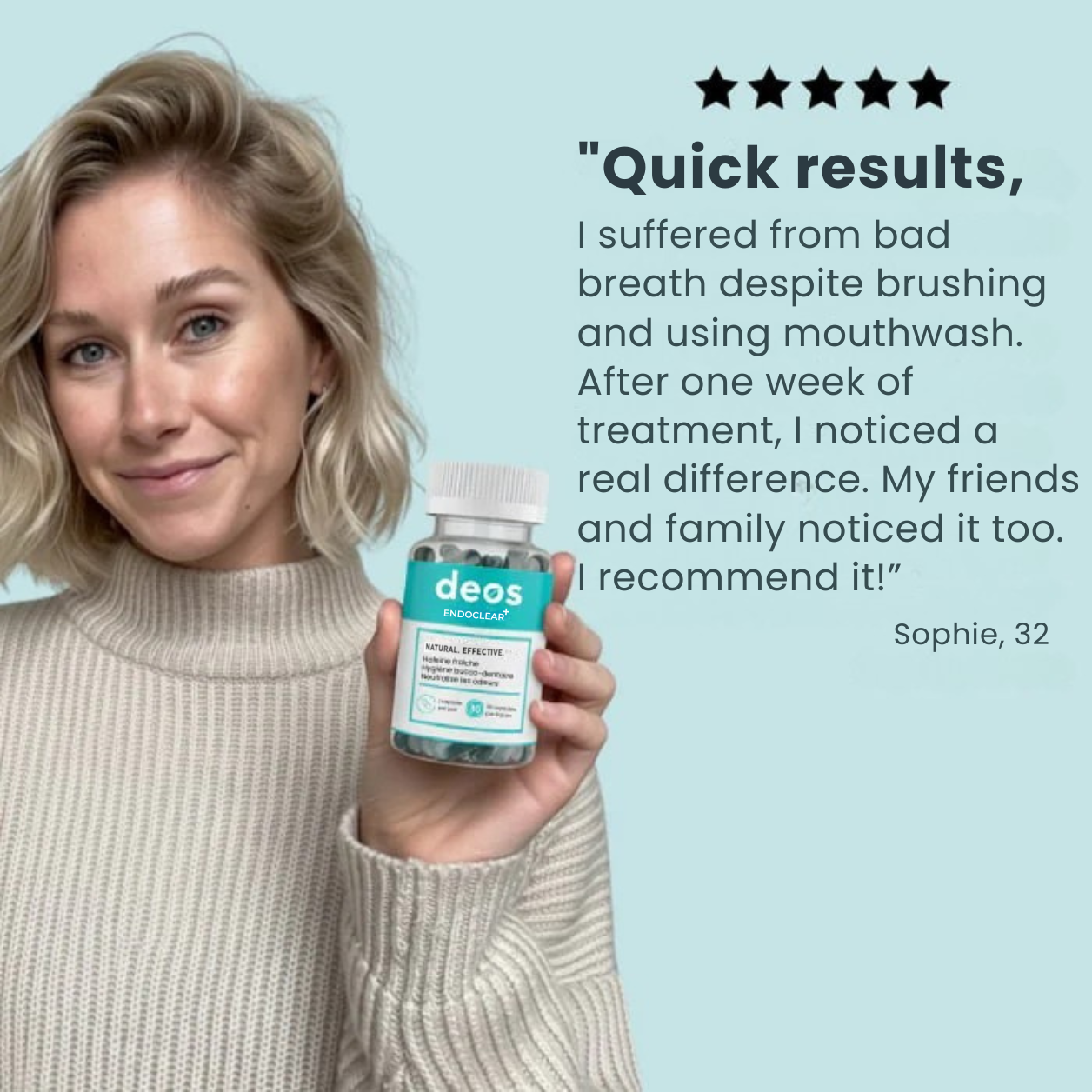 DEOS | Anti-odour supplement